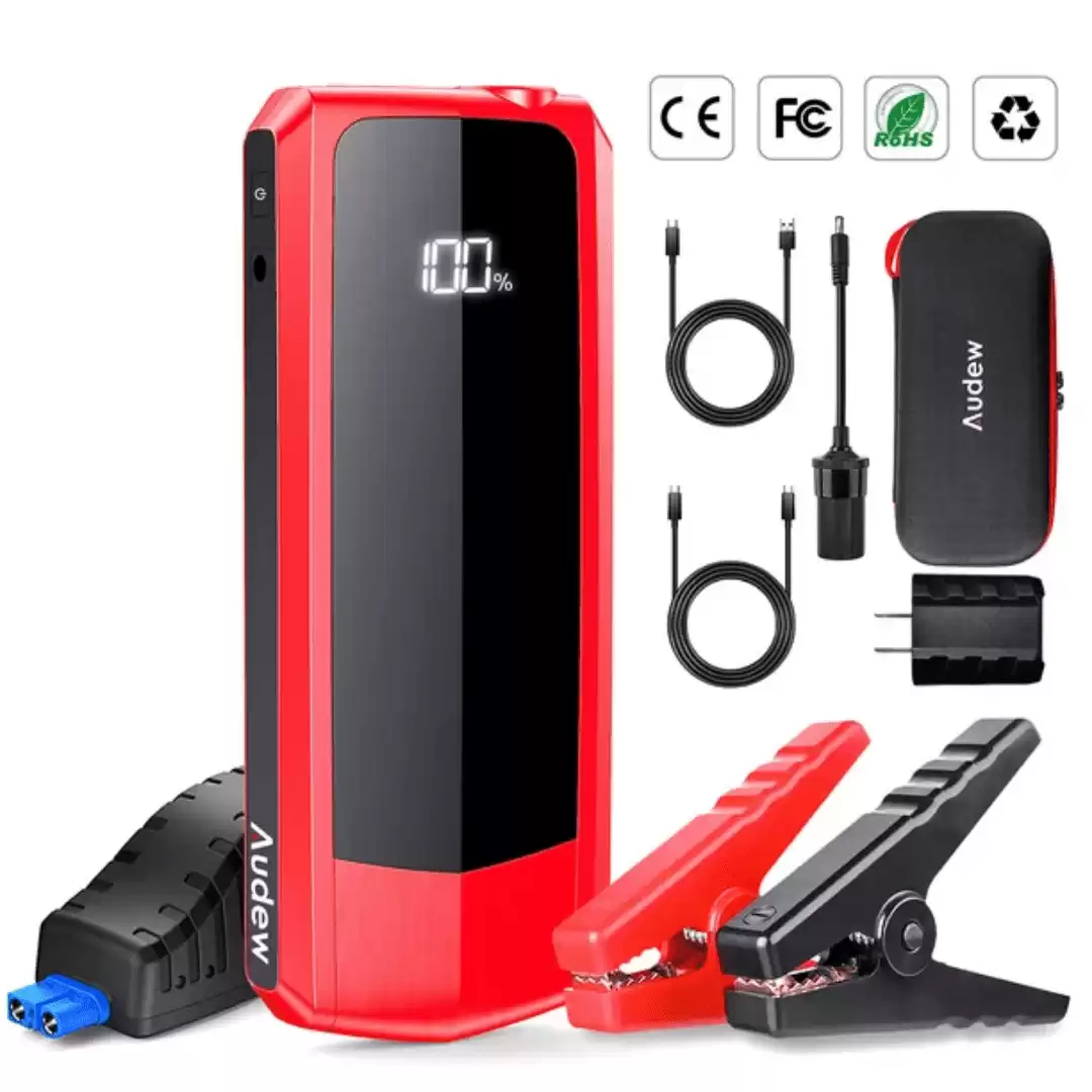 Audew Jump Starter, Car Auto Battery Jump Starter Portable 2000A Charger 20000mAh Ep155