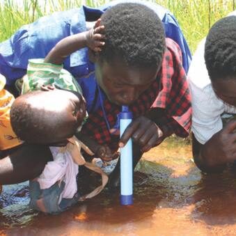 lifestraw emergency water filter in africa