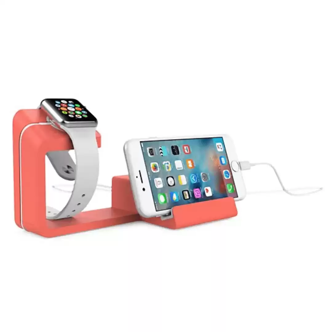 Posh Tech Dual 2-in-1 Charging Stand for Apple Watch & Smartphone