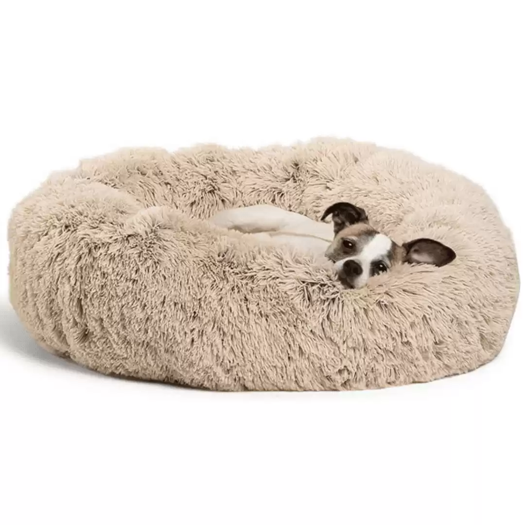 Wewdigi Dog Beds Calming Donut Cuddler