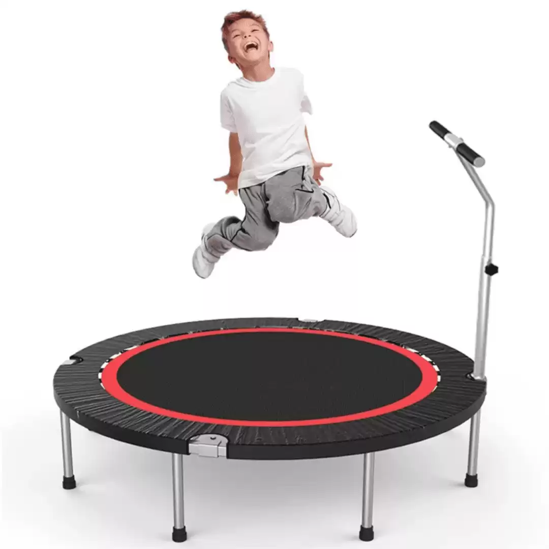 XINCIERESHT INC Mini 3' Round Fitness Trampoline with Handlebar