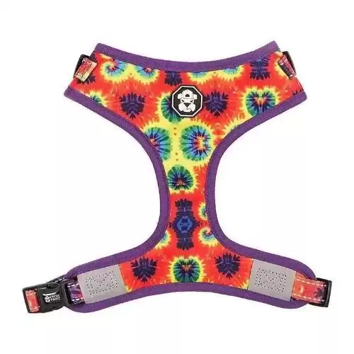 FRESH PAWZ Tie-Dye | Adjustable Mesh Harness - Large