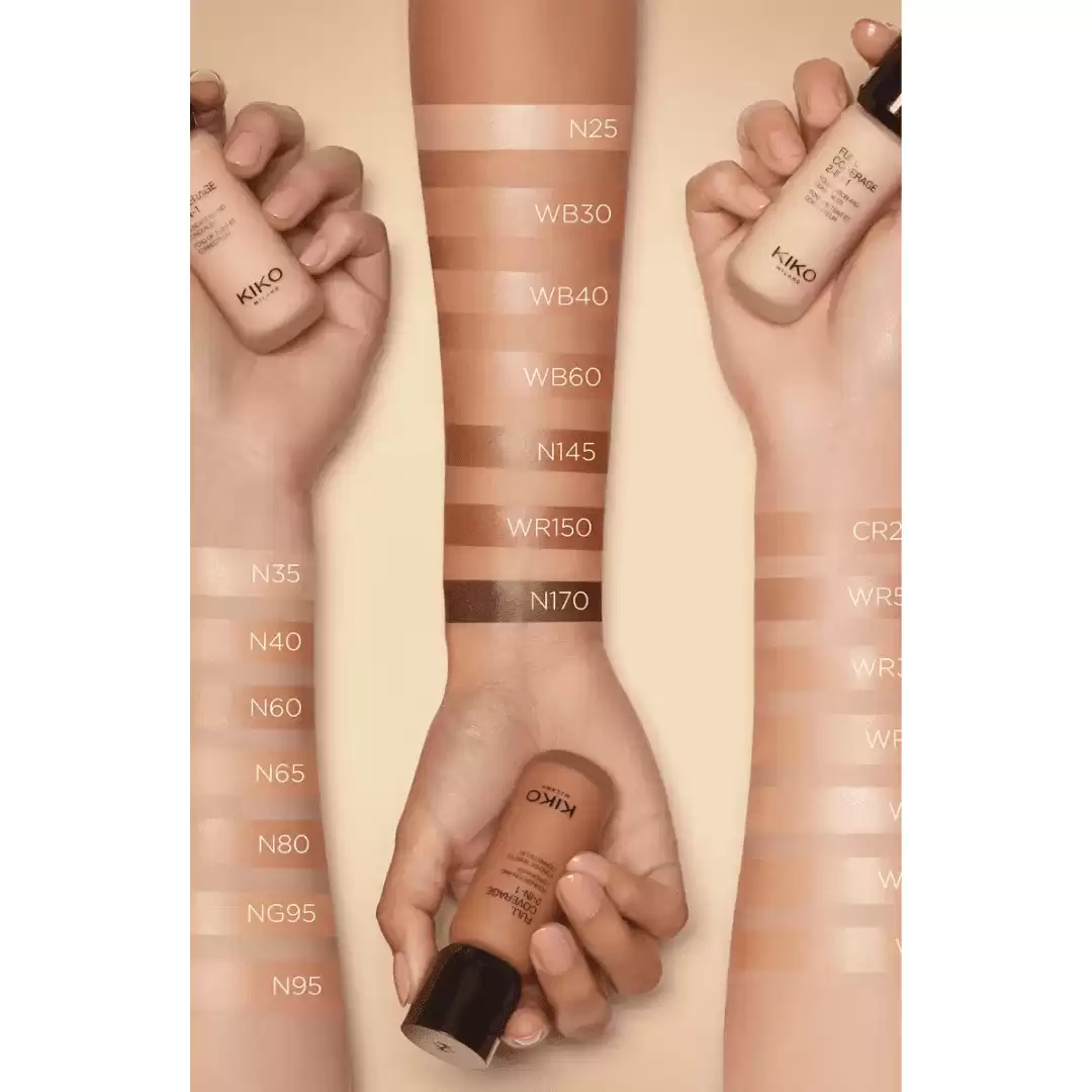 KIKO MILANO Full Coverage 2-In-1 Foundation & Concealer (Neutral 145)