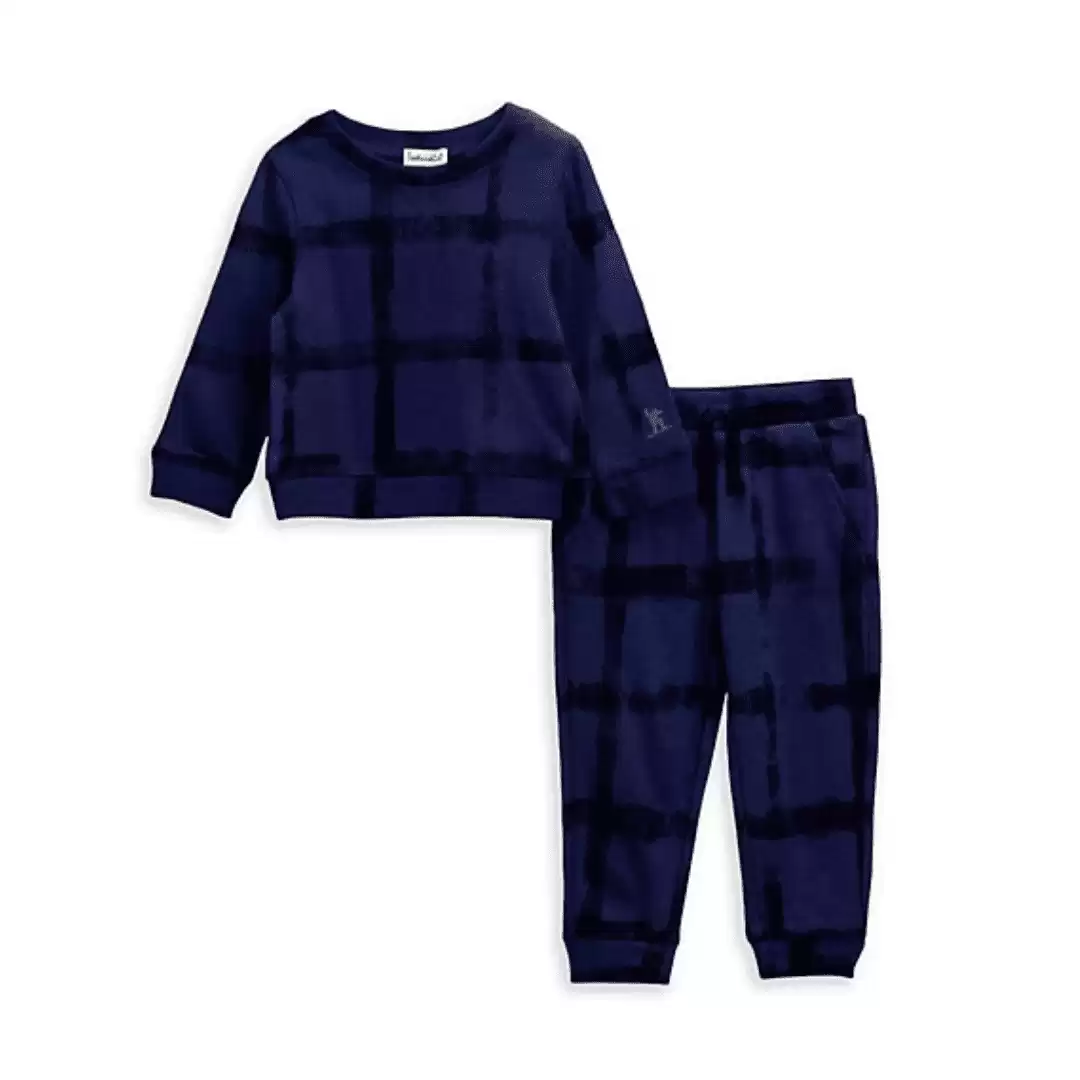 Splendid Baby Boy's Snowmelt Plaid Set