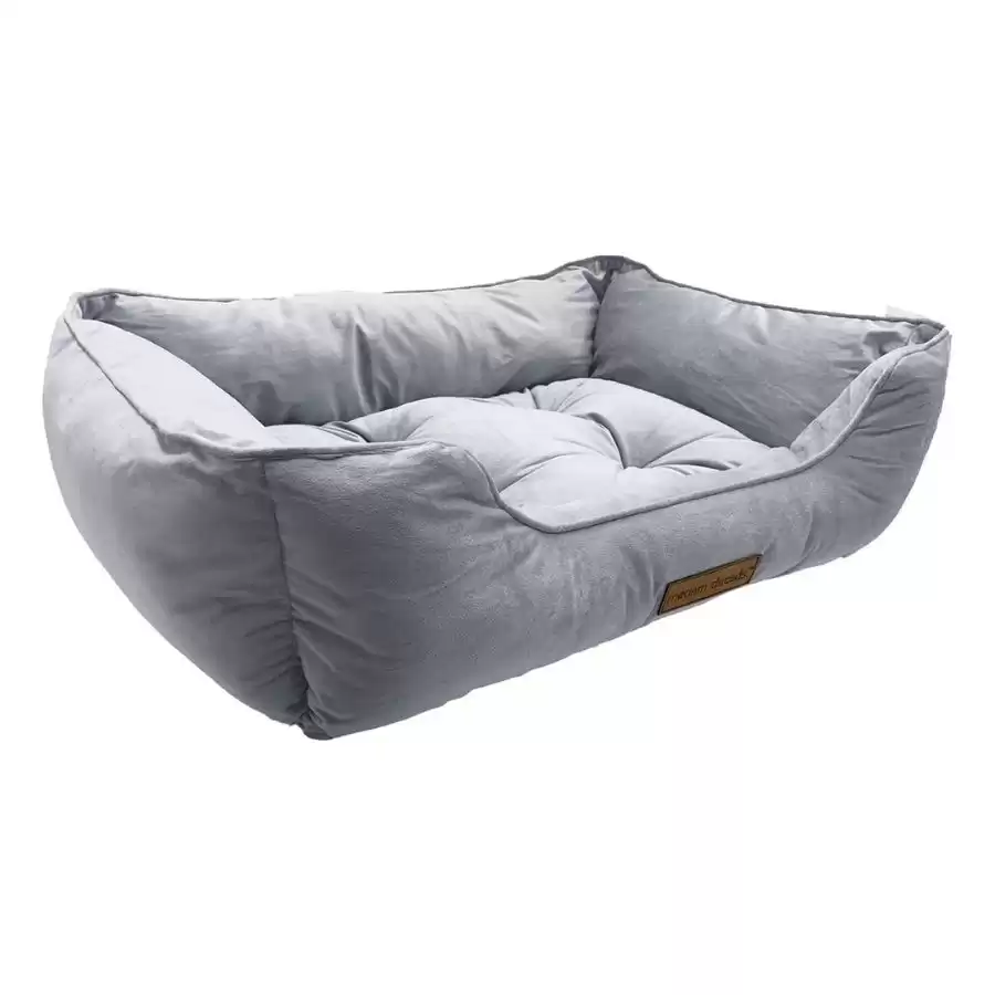 MODERN THREADS Luxury Tufted Velvet Dog Bed