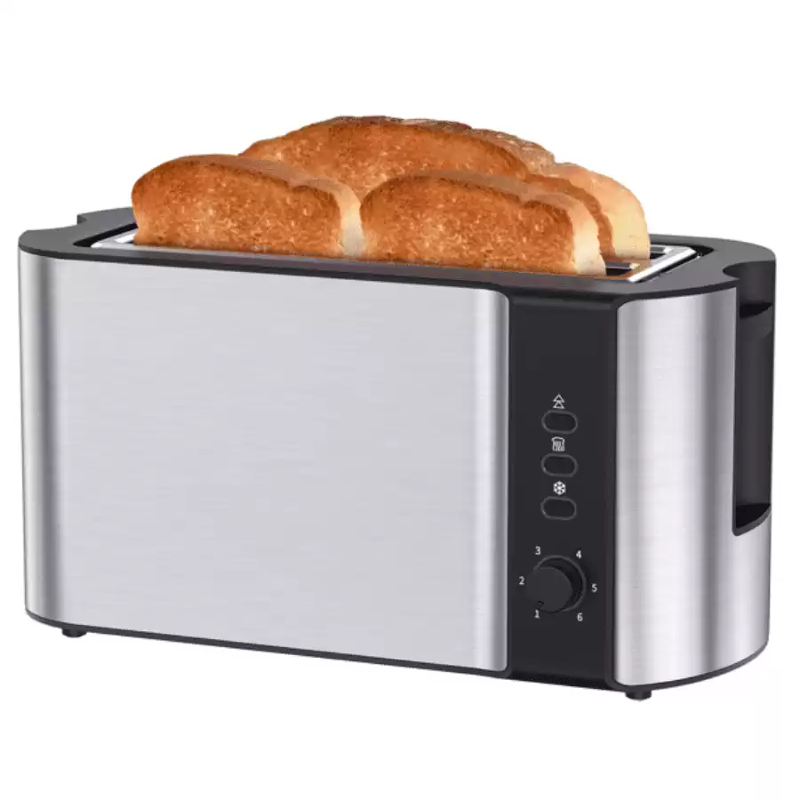 IKICH 4 Slice Long Slot Toaster