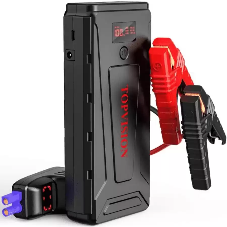 TOPVISION 2200A Peak 21800mAh Portable Car Jump Starter