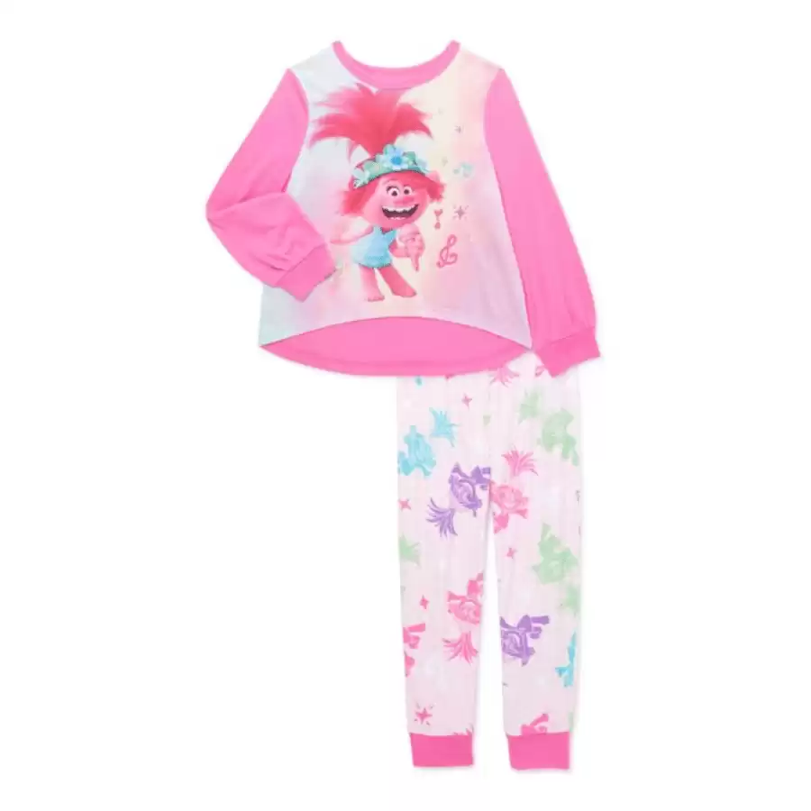 Trolls Girls 2-Piece Pajama Set