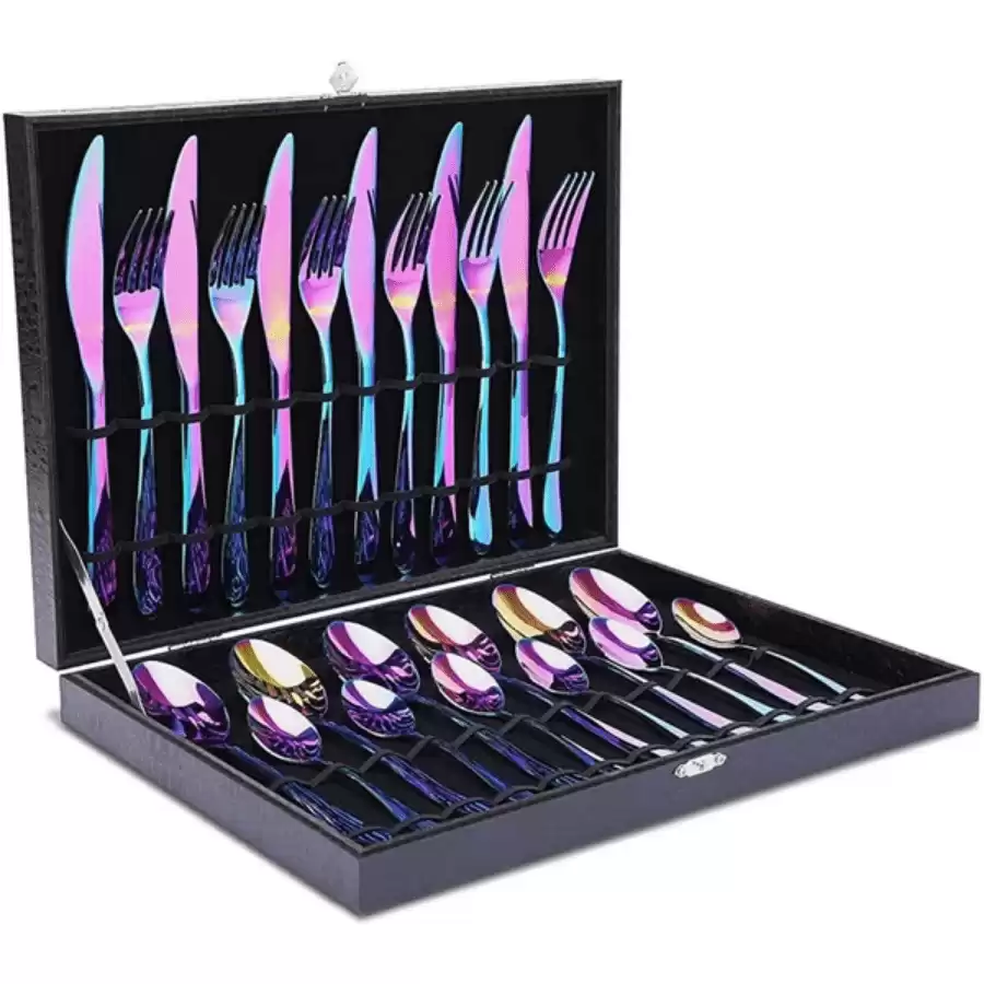 24 Piece Flatware Set, Service for 6