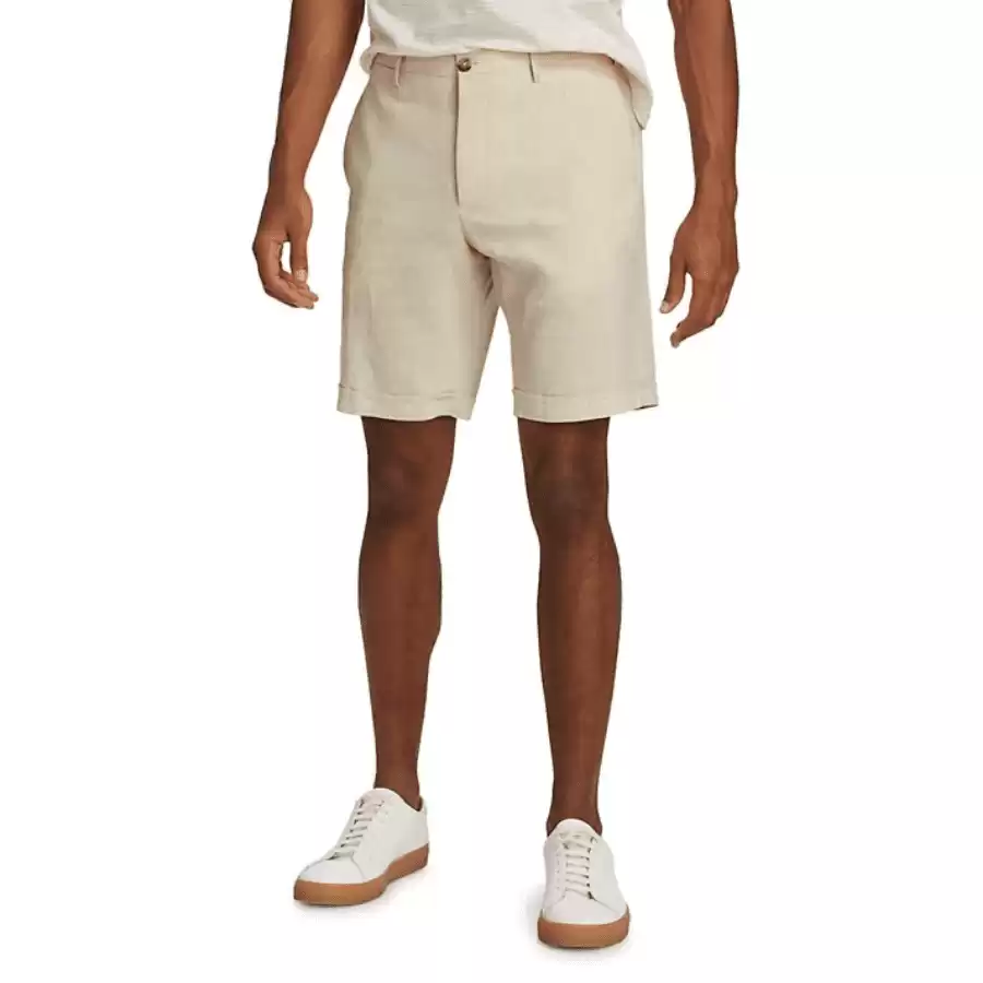 Saks Fifth Avenue Cuffed Linen Shorts