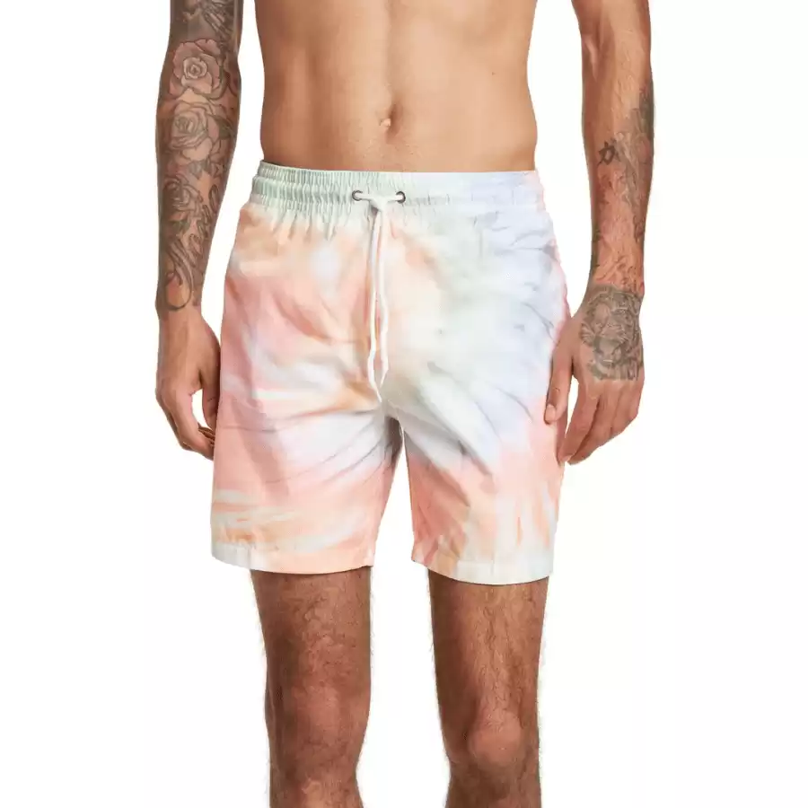 TRUNKS SURF AND SWIM CO Sano Printed Swim Shorts