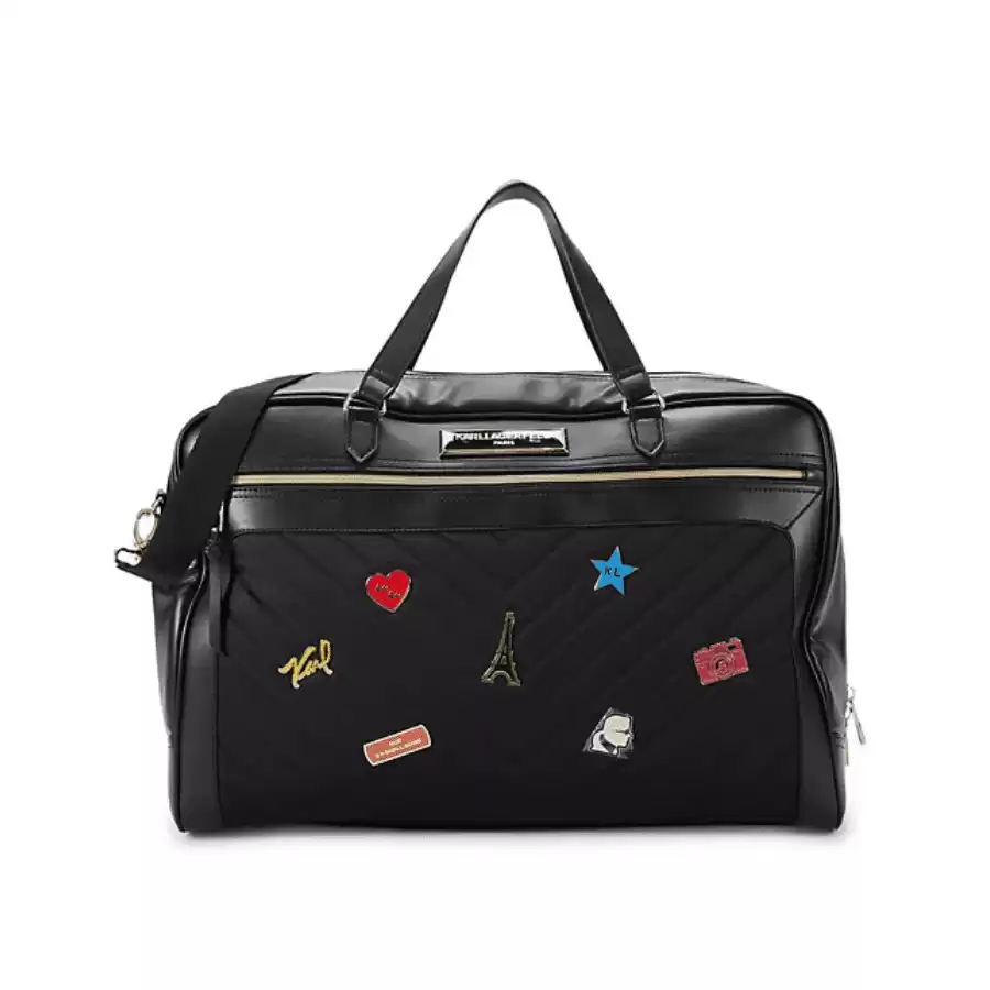 KARL LAGERFELD PARIS Quilted Duffel Bag