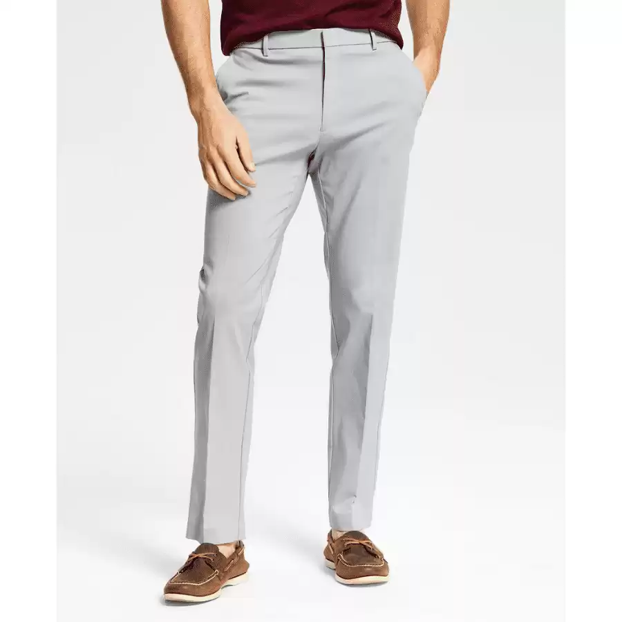 Tommy Hilfiger Men's Modern-Fit TH Flex Stretch Comfort Solid Performance Pants