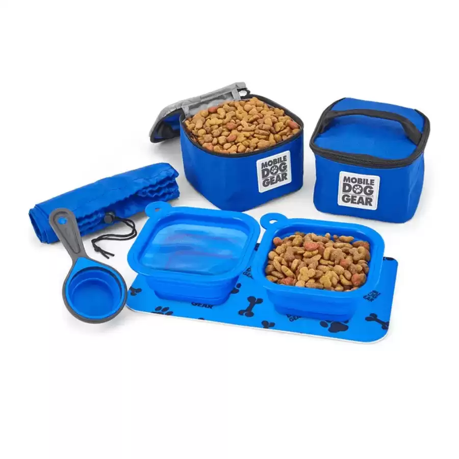 MOBILE DOG GEAR Dine Away(R) Bag - Small Dogs - Royal Blue