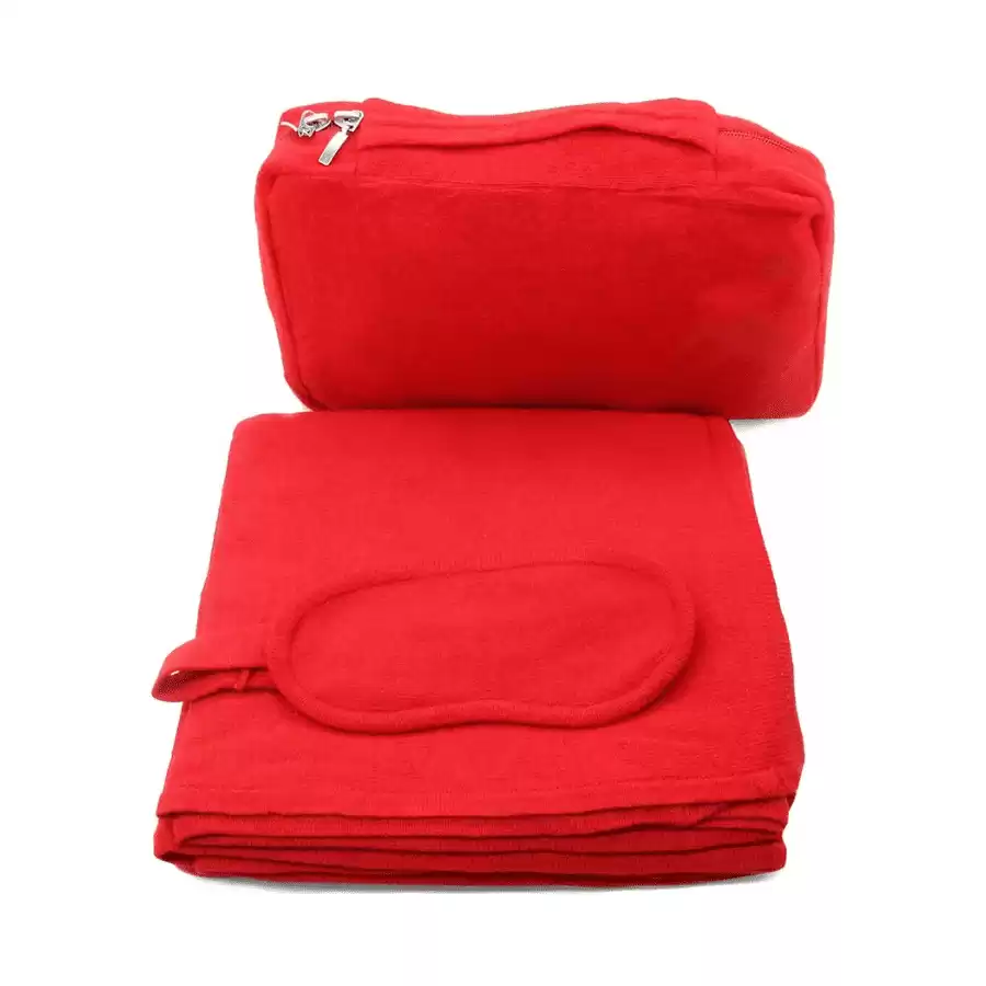 PORTOLANO 3-Piece Wrap, Eyemask & Bag Travel Set