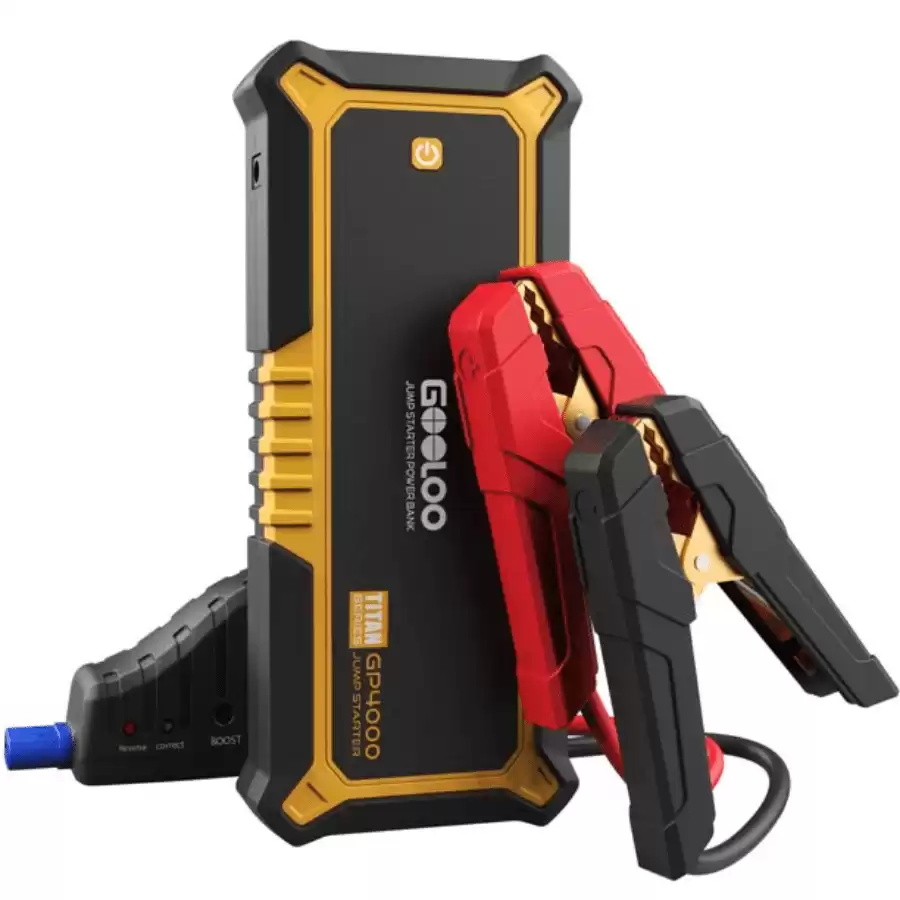 GOOLOO GP4000 4000A Peak Car Jump Starter 26800mAh (All Gas, up to 10.0L Diesel Engine) 12V Auto Battery Jumper Booster Supersafe Power Pack