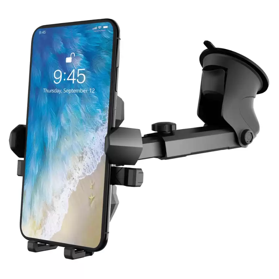 Phone Holder for Car,Universal Long Neck Car Mount Holder Compatible with iPhone Xs XS Max XR X 8 8 Plus 7 7 Plus S10 S9 S8 S7 S6 LG and More