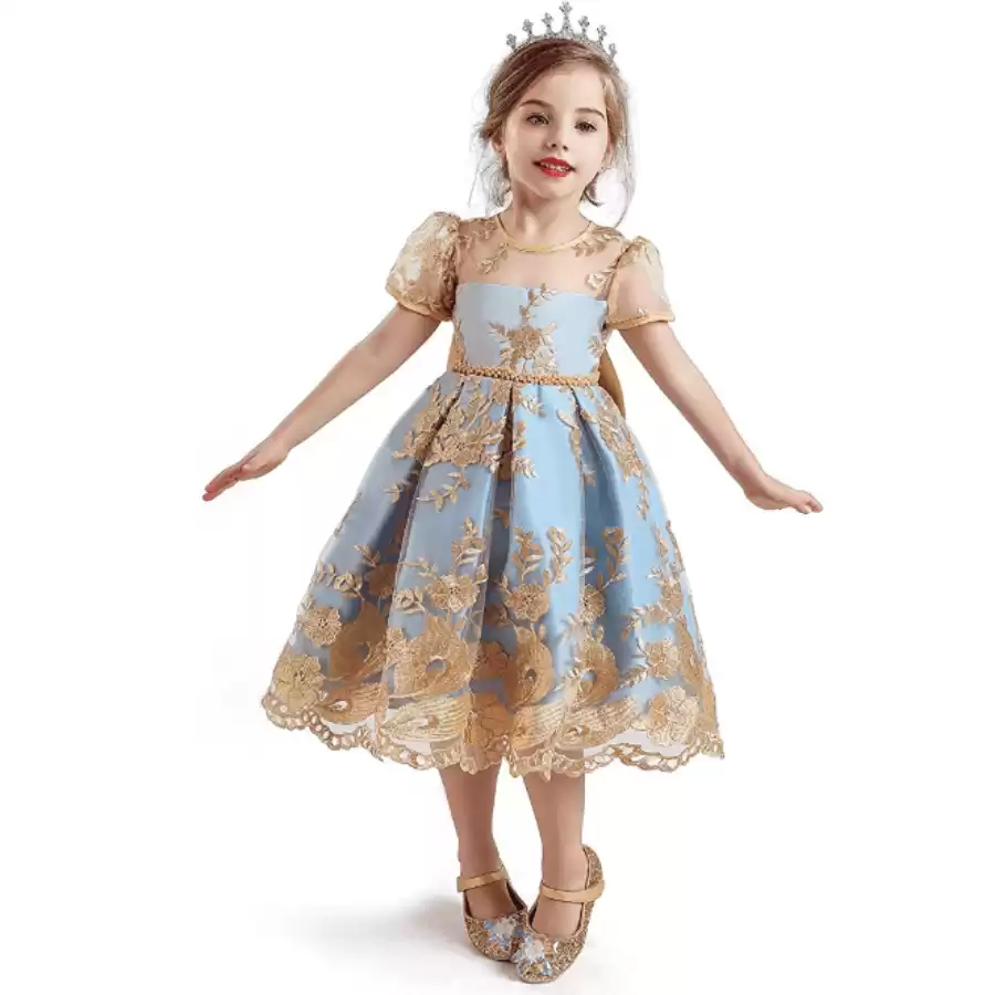 TTYAOVO Flower Girls Dresses Toddler Princess Wedding Party Dress