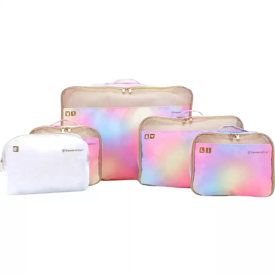 TRAVELERS CHOICE 5-Piece Packing Cubes