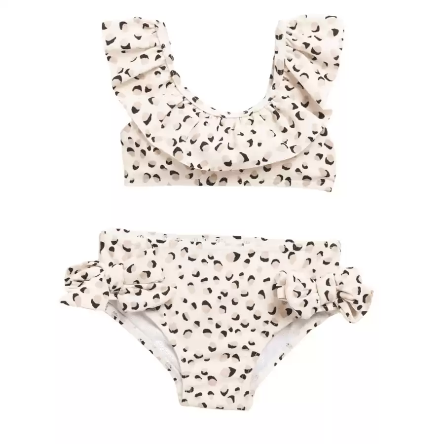 JESSICA SIMPSON Leopard 2-Piece Swimsuit