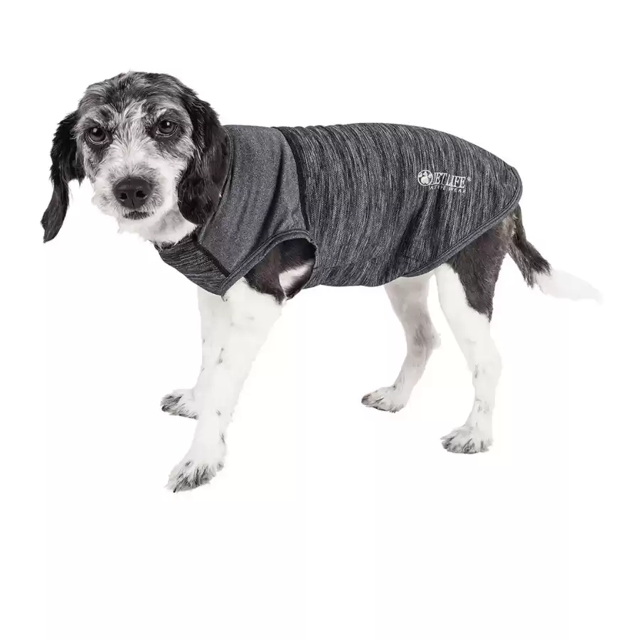 Active 'Aero-Pawlse' Heathered Quick-Dry & 4-Way Stretch-Performance Dog T-Shirt