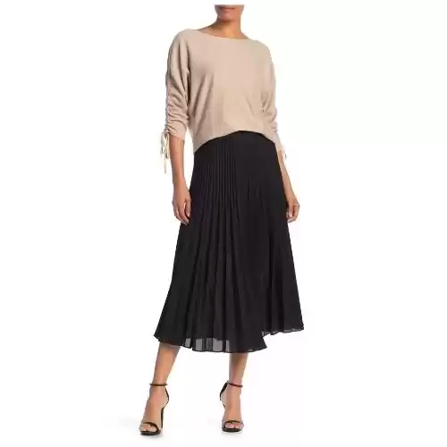 MAX STUDIO Pleated Midi Skirt