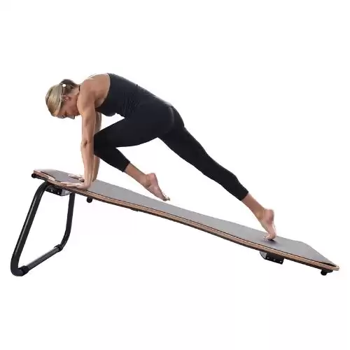 Stamina Juvo Board - Balance Board - Slant Board for Yoga, Pilates, Stand Up Paddle, Surf Training & Balance Training with Workout Videos Included