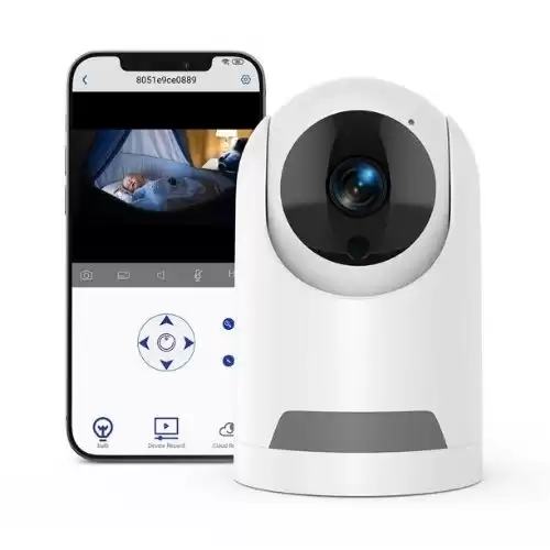 GPED 360° Wireless 5G Nanny Cam with Safety Alerts