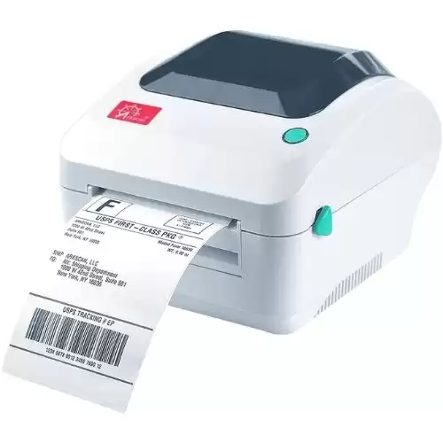 Arkscan 2054A Shipping Label Printer for Windows Mac Chromebook Linux, Supports Amazon Ebay Paypal Etsy Shopify ShipStation Stamps.com UPS USPS FedEx DHL, Roll & Fanfold 4x6 Direct Thermal Label