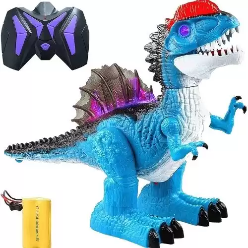 Remote Control Dinosaur for Boys 4-7 8-12, T-Rex Dinosaur Toys for Kids, Educational Electronic RC Dinosaur Robot Toy with Lights Sounds for 3-5 5-7 Boys Girls Easter Birthday Gift