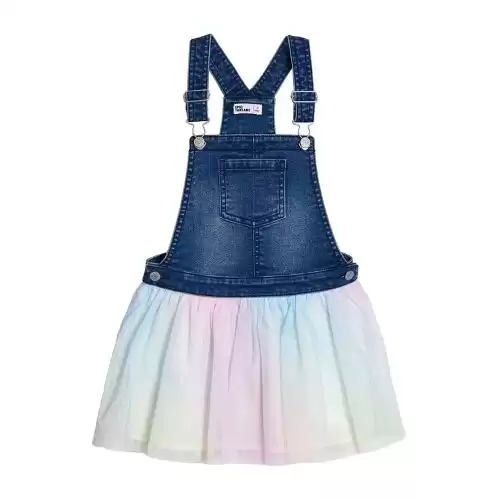 Epic Threads Little Girls All-Over Print Tutu Denim Skirtall