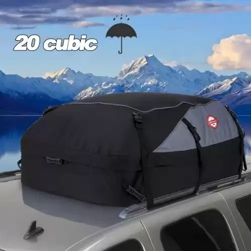 Car Vehicles Waterproof Roof Top Cargo Carrier Luggage Travel Storage Bag VAF