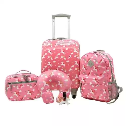 Traveler's Club Kid's 5PC Luggage Set