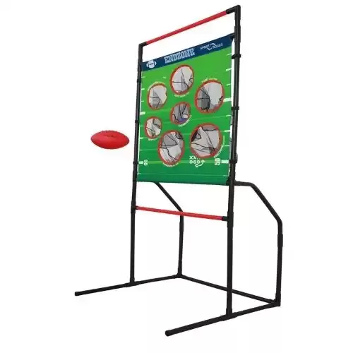 Sport Squad 2-In-1 Football and Disc Toss Endzone Challenge For Indoor Outdoor Use