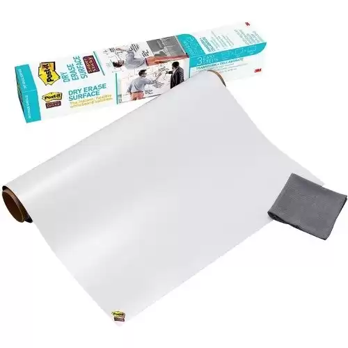 Post-it Dry Erase Whiteboard Film Surface