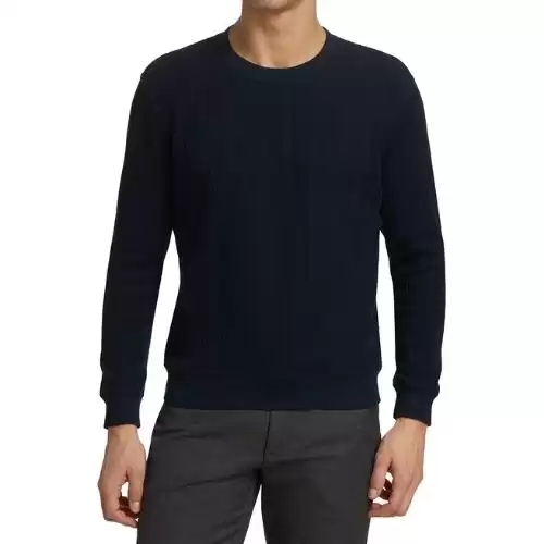 SAKS FIFTH AVENUE Slim-Fit Jacquard Stripe Crew Sweater