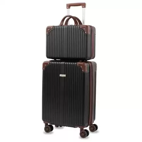 Puíche Trésor Carry-on Vanity Trunk Luggage, Set of 2