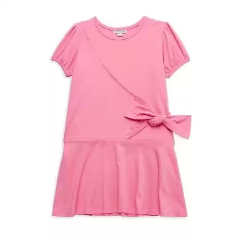 Habitual Kids Little Girl's Wrap-Effect Dress