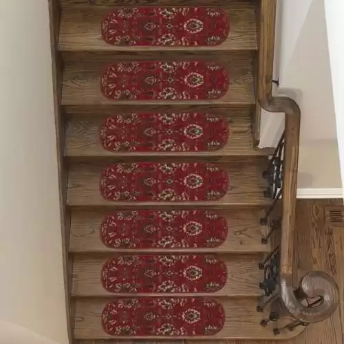 Ottomanson Classics Oriental Design Oval Stair Treads