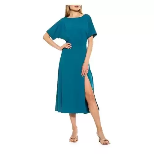 Alexia Admor Lana Boatneck Midi Dress