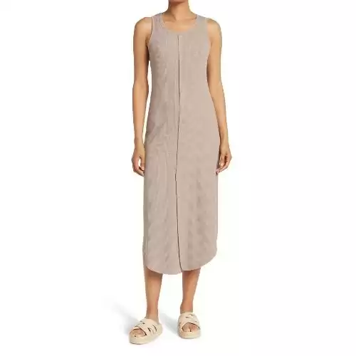 STITCHDROP Sleeveless Frayed Front Dress