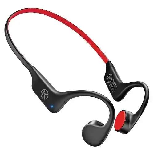 Bone Conduction Headphones, Open-Ear Bluetooth Sport Headphones, Built-in Mic Wireless Earphone