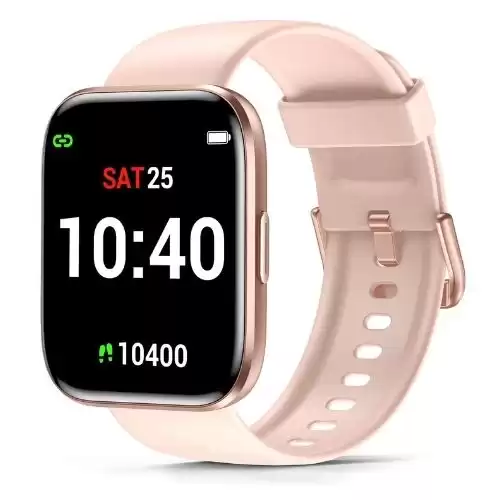 Escaru Smart Watch, Fitness Tracker with Heart Rate Monitor, Sleep Tracking & SpO2, IP68 Waterproof Pedometer Fitness Watch, Touchscreen Smartwatch for Women Men Compatible with iOS and Android Ph...