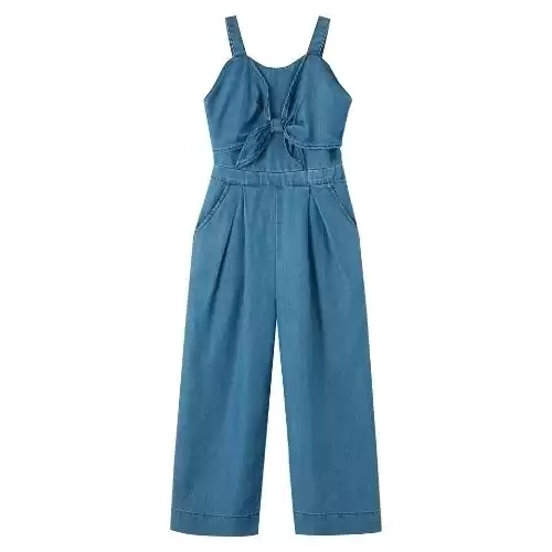 HABITUAL GIRL Kids' Tulip Denim Jumpsuit