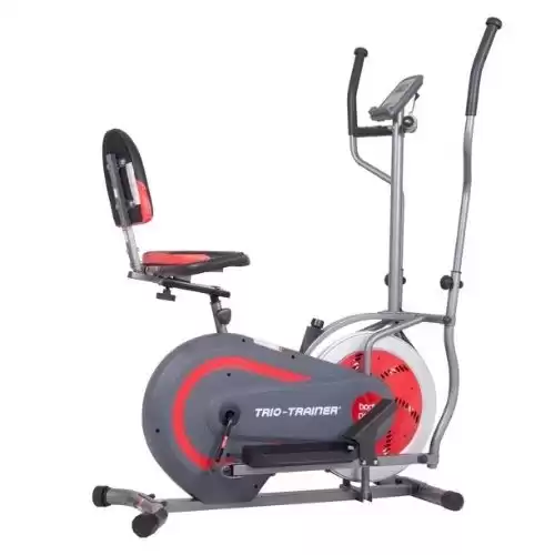 Body Power Trio-Trainer 3-in-1 Elliptical and Upright Recumbent Bike