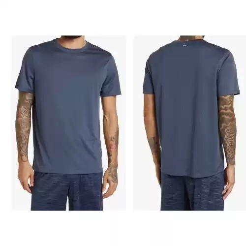 90 DEGREE BY REFLEX Mesh Crew Neck T-Shirt