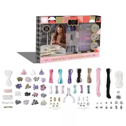 FAO Schwarz Girls DIY Jewelry Designer Set