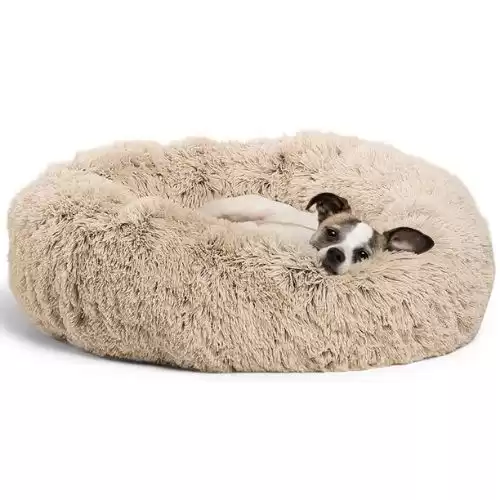 Wewdigi Dog Beds Calming Donut Cuddler, Puppy Dog Beds Large Dogs, Indoor Dog Calming Beds Large, 23''