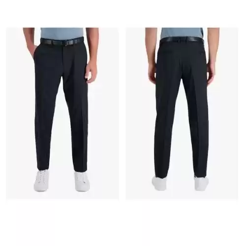 REACTION KENNETH COLE Twill Stretch Slim Fit Dress Pants