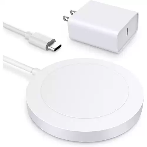 Magnetic Wireless Charger - Magnet Charging Pad with USB-C 20W PD Adapter Compatible with iPhone 13/13 pro/13 pro max/12/12 mini/12 pro/12 pro max - Mag-Safe Charger for AirPods 2/Pro